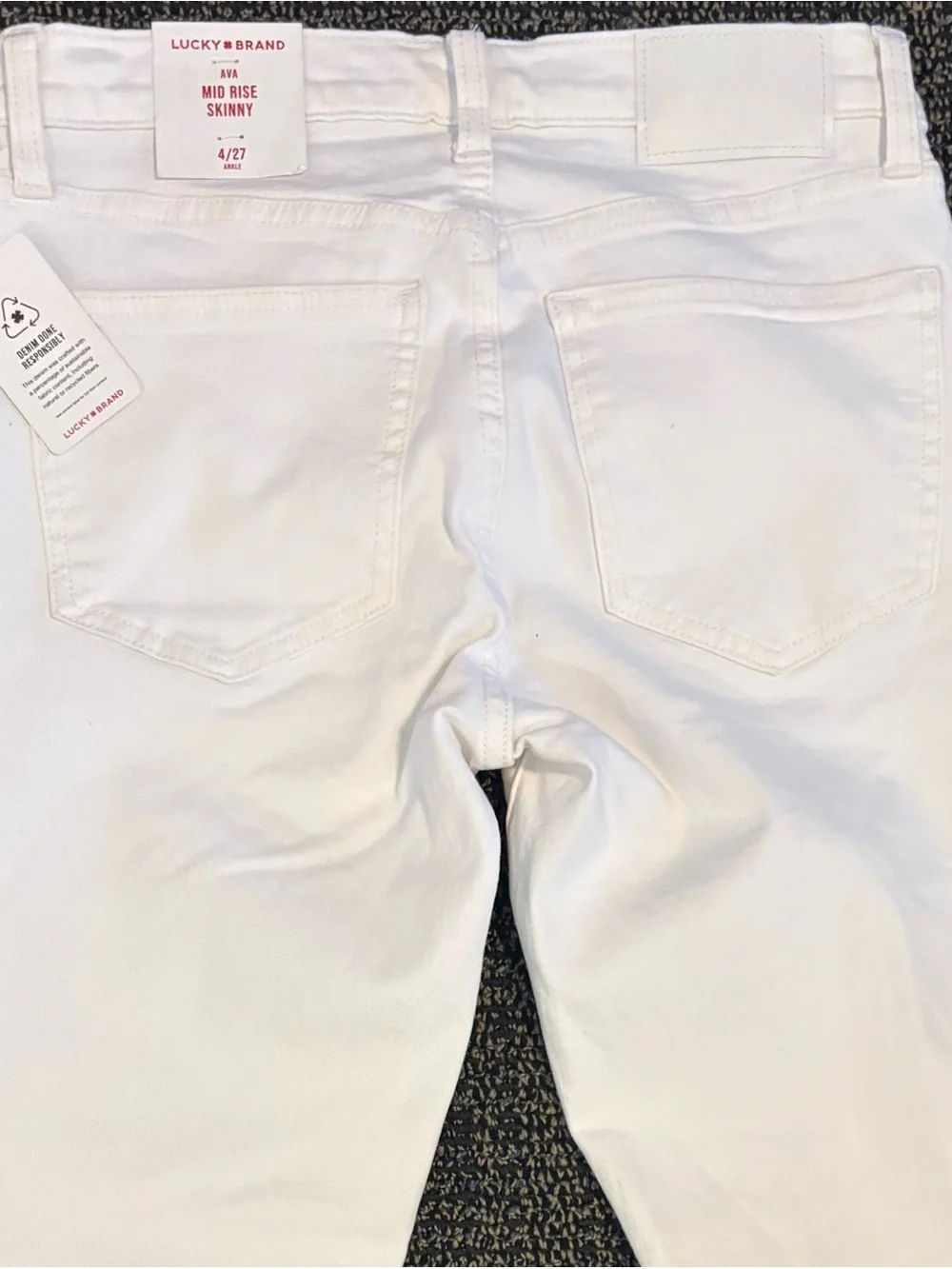 Lucky Brand White Chino Pants
